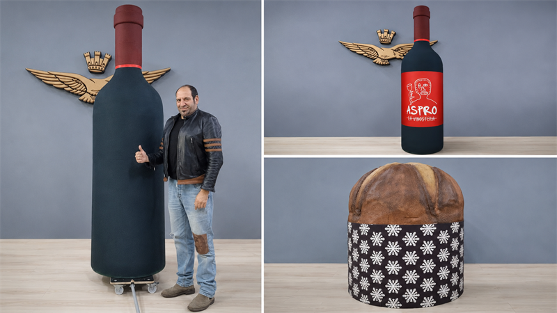 Props giganti su misura per scenografie, eventi e fiere