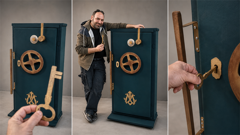 Cassaforte scenografica gigante su misura | Props per eventi