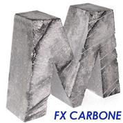 Lettera 3D Effetto Carbone