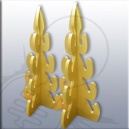 Set Abeti Ricci in Polistirolo 50 cm.