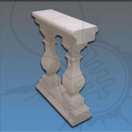 Balaustra a due Colonne in Polistirolo