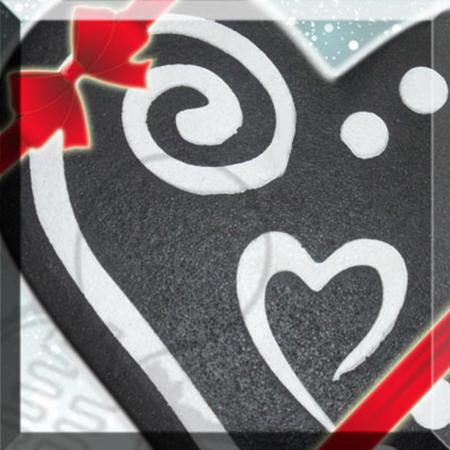 Biscotti Natalizi in Polistirolo a forma di Cuore