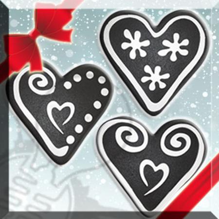 Biscotti Natalizi in Polistirolo a forma di Cuore