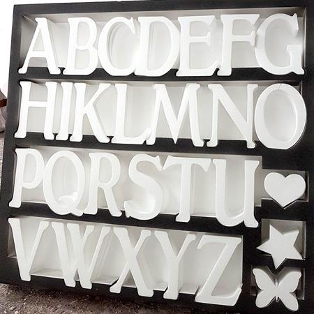 Espositore per Lettere in Polistirolo