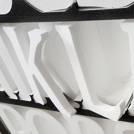 Espositore per Lettere in Polistirolo