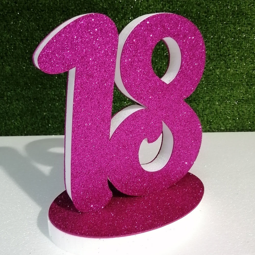 Numeri Deco colore standard in Polistirolo