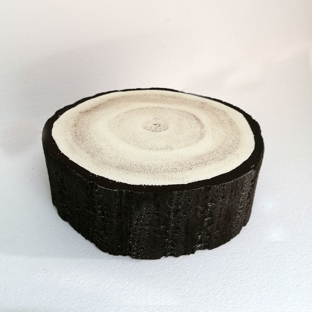 Set 3 Basi Effetto Tronco in Polistirolo