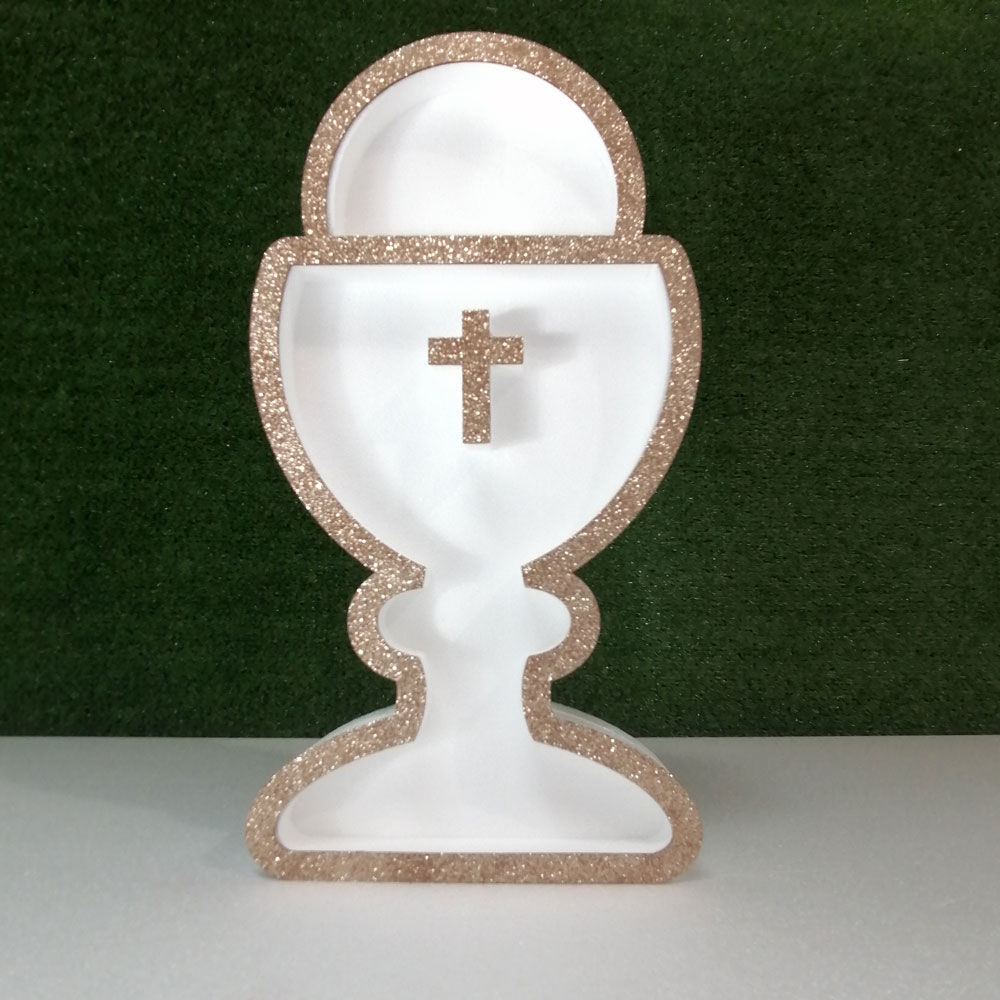 Porta Confetti a forma di Calice per la Prima Comunione in Polistirolo