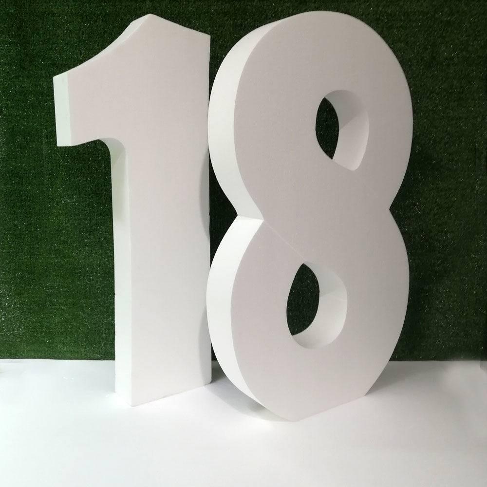 Numero Grande in Polistirolo