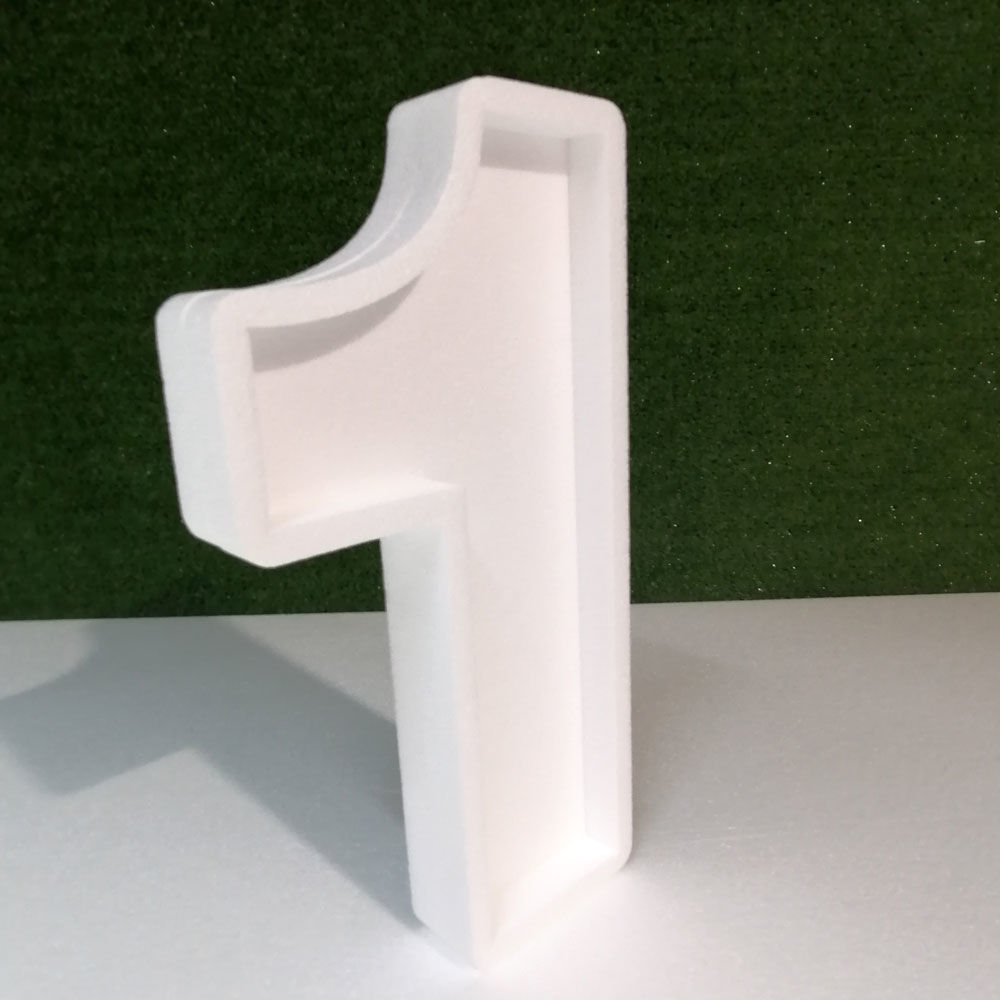 Numeri Portaconfetti in Polistirolo