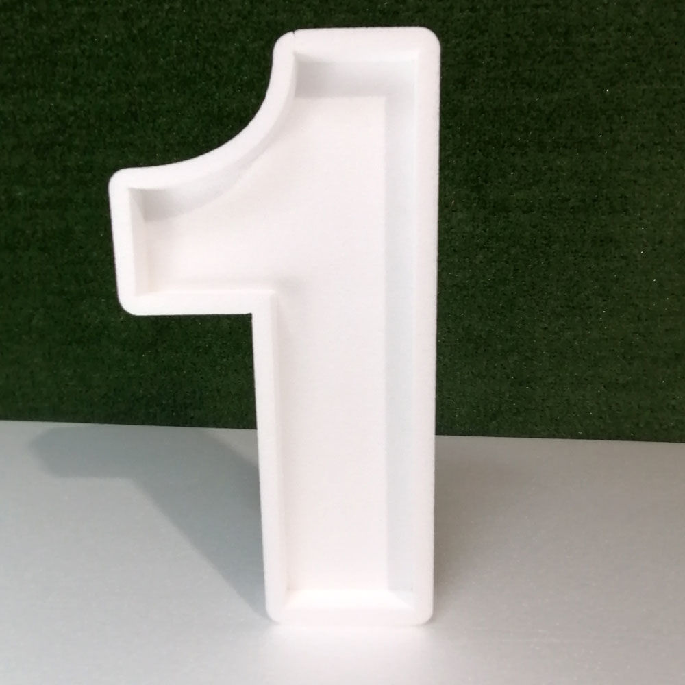 Numeri Portaconfetti in Polistirolo