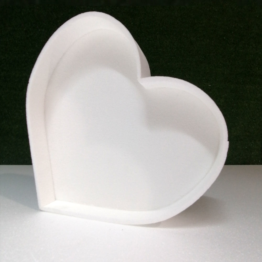 Porta Confetti in Polistirolo a forma di cuore