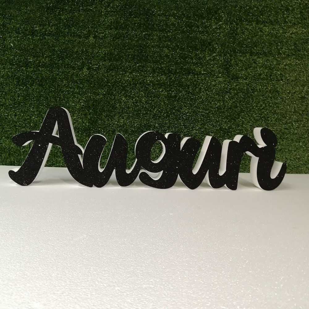 Scritta Auguri colore standard in Polistirolo