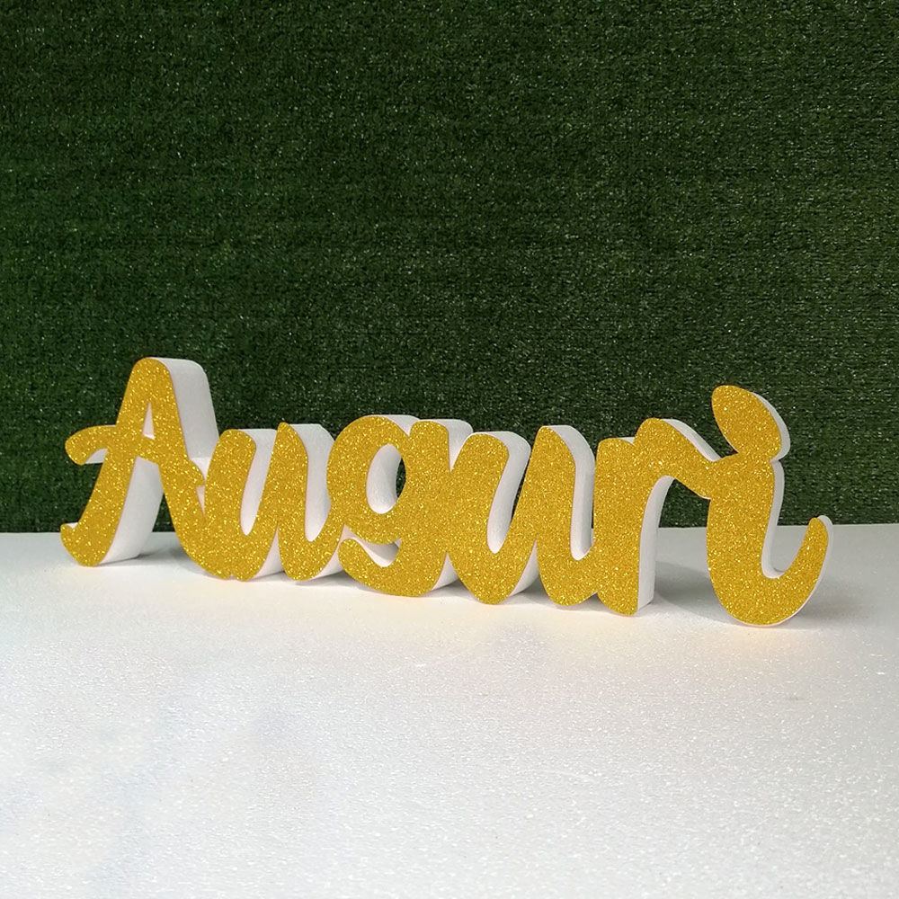 Scritta Auguri colore standard in Polistirolo