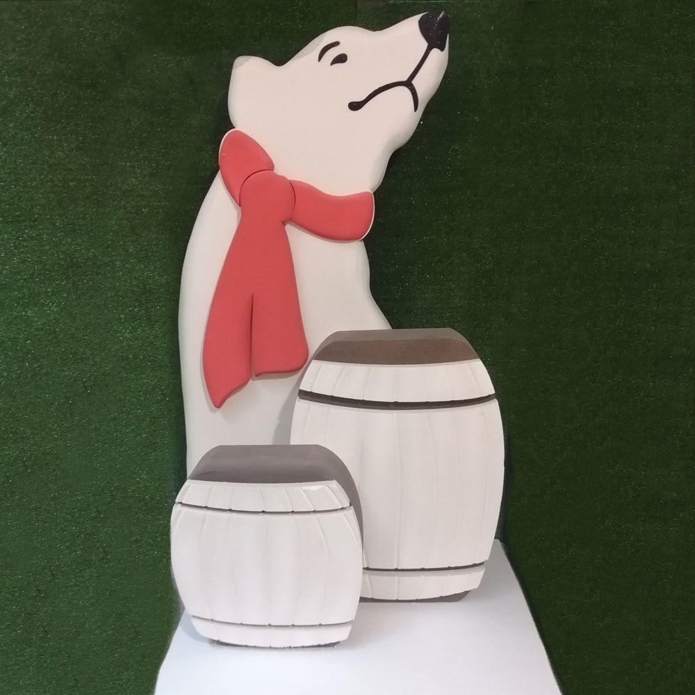 Orso Polare in Polistirolo