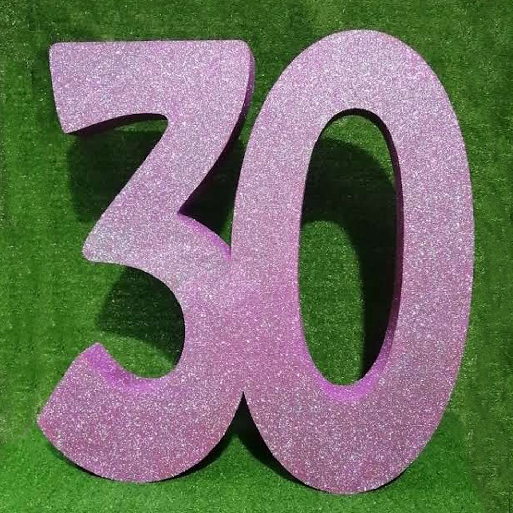 Numeri in Polistirolo Glitterati