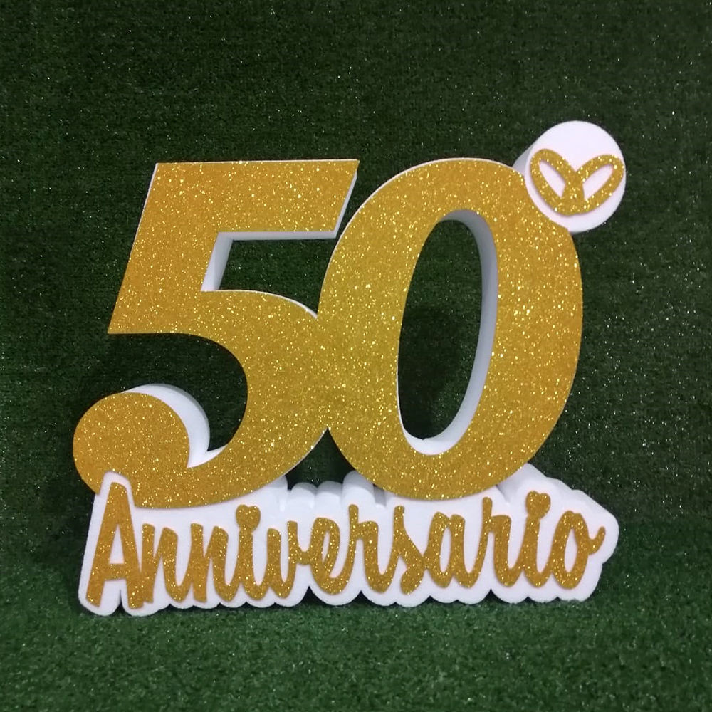 50° Anniversario in Polistirolo