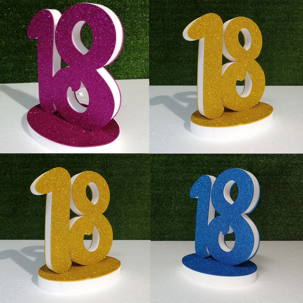 Numeri Deco colore standard in Polistirolo
