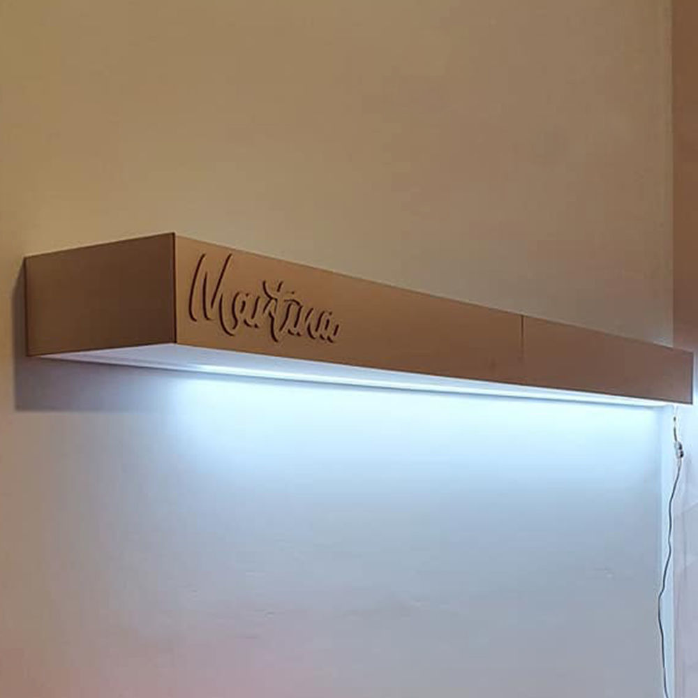 Mensola LED personalizzata