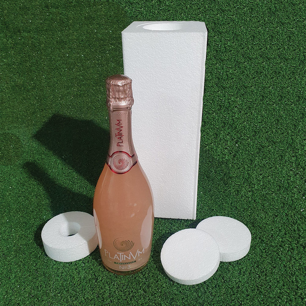 Packaging Antiurto per Bottiglie in Polistirolo