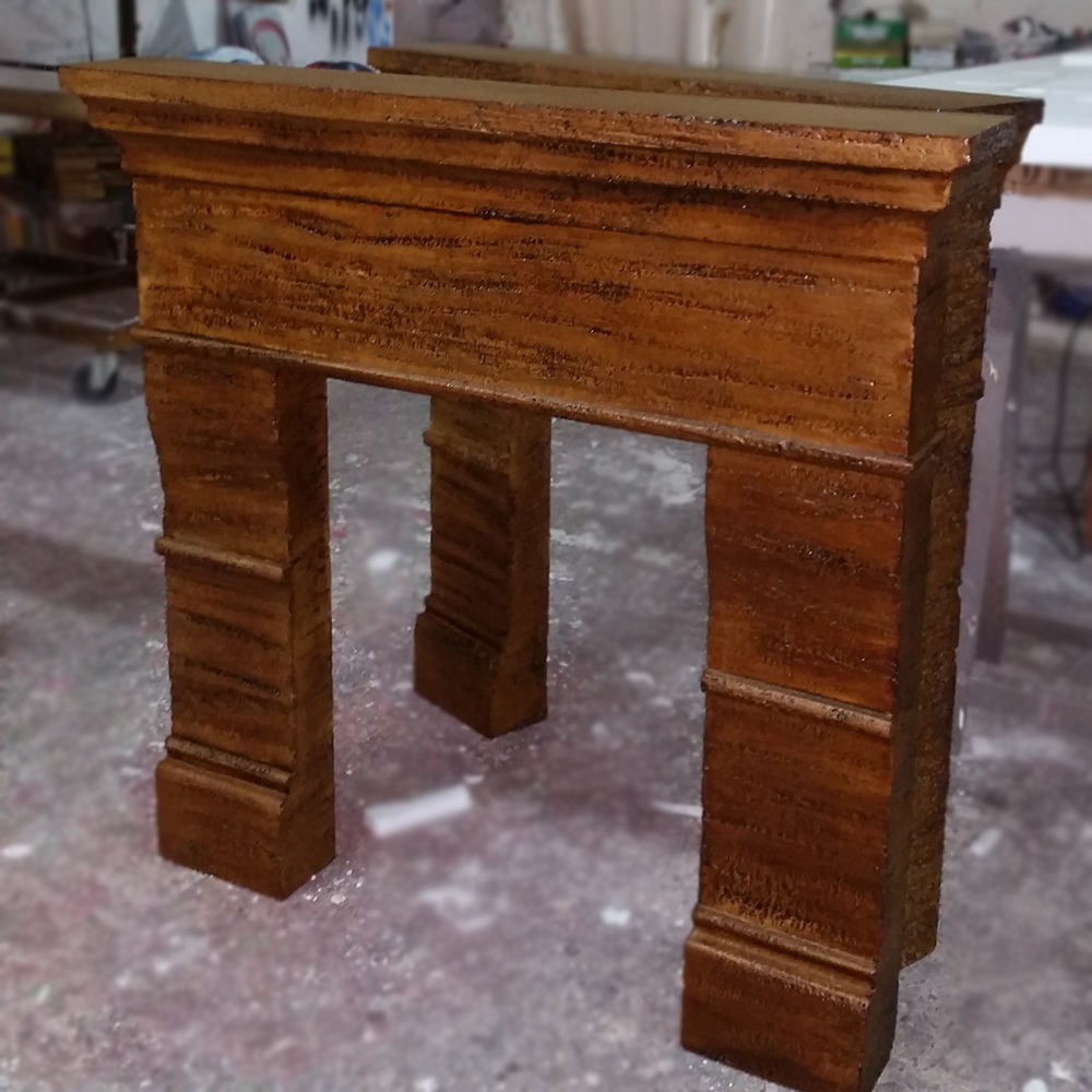 Caminetto in Polistirolo semplice