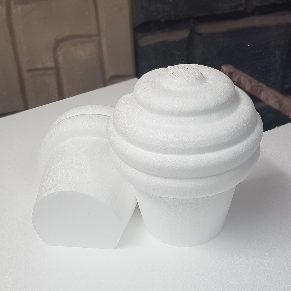 Cup Cake in Polistirolo Bianchi