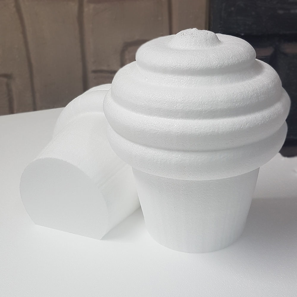 Cup Cake in Polistirolo Bianchi