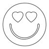 EMOTICON 1 - OCCHI A CUORICINO