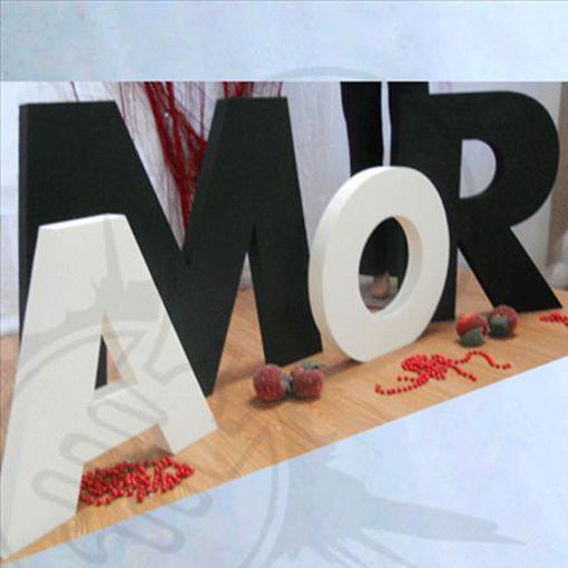 Kit Lettere "Amor" in Polistirolo