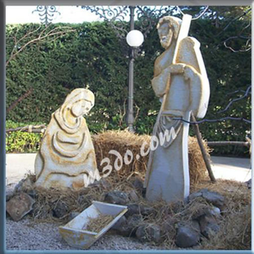Natività in Polistirolo scenografato