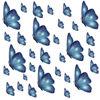 Farfalle Blu Sfumate