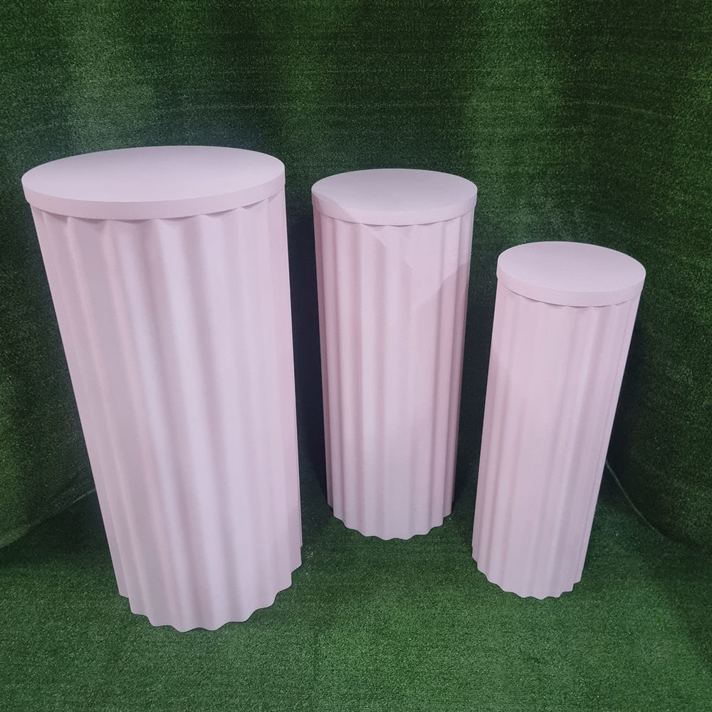 Cilindri Impilabili Plissettati in Polistirolo