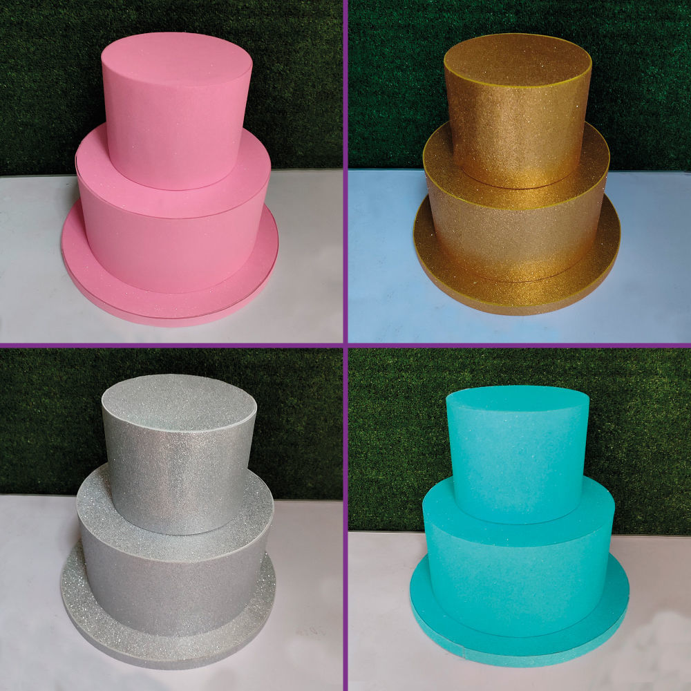 Torta in Polistirolo Colorata